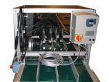 DVD Package Adhesive Dispensing Conveyor System
